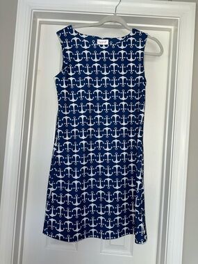 Top it off anchor print dress